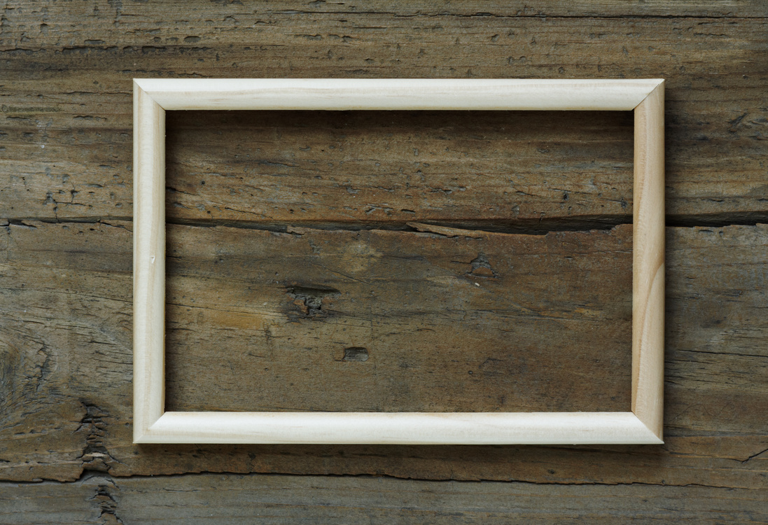 wooden photo frame